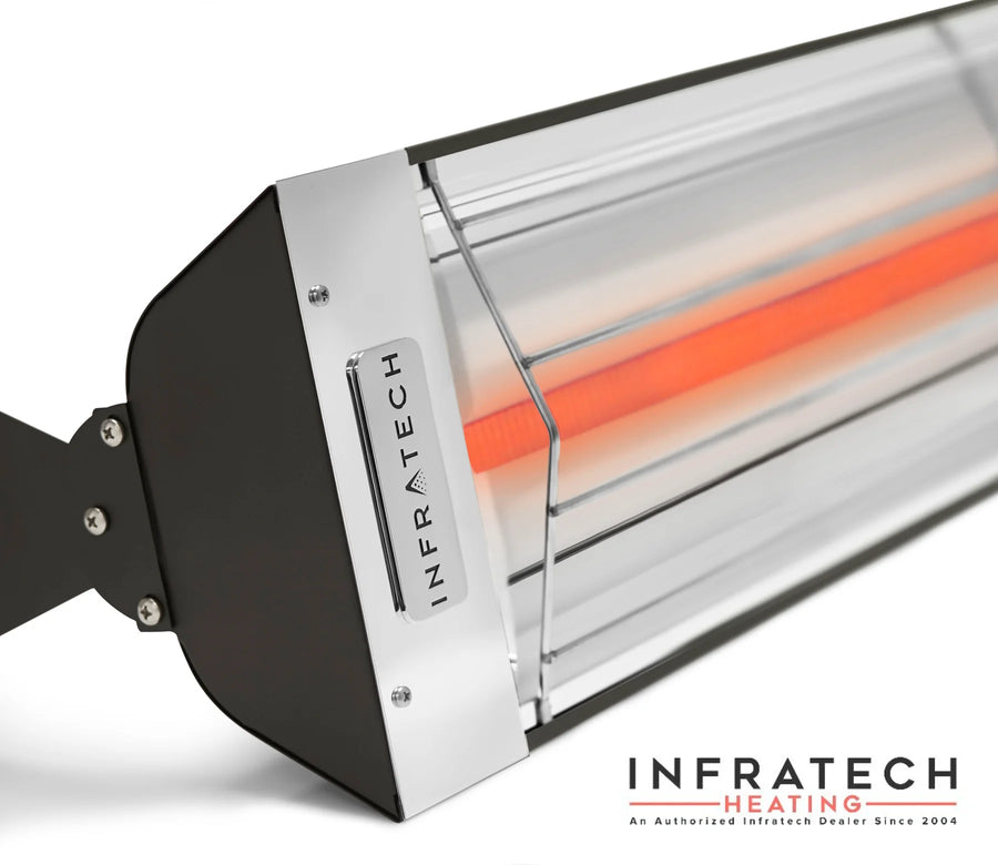 Infratech W Series Single Element Electric Infrared Patio Heater – Black