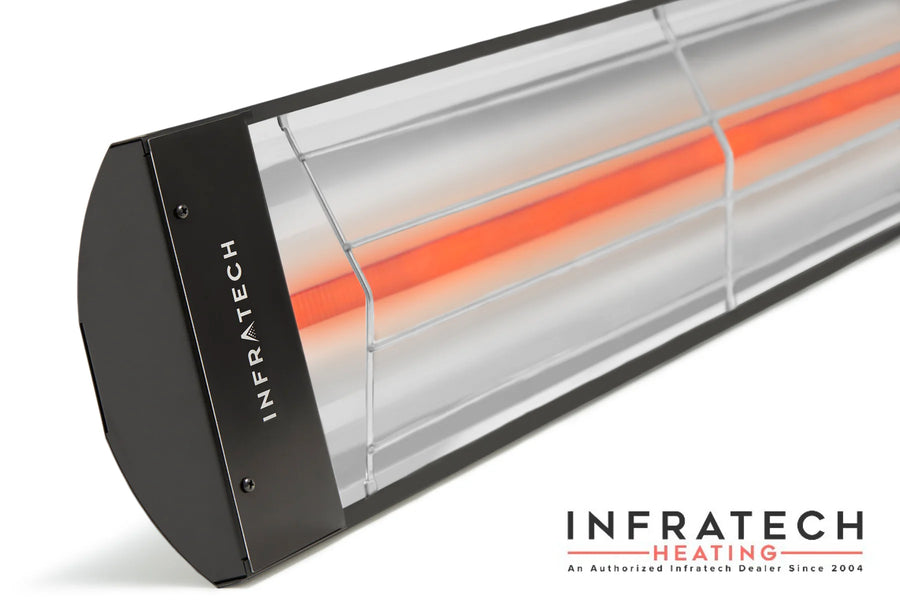 Infratech C Series Single Element Electric Infrared Heater – Black