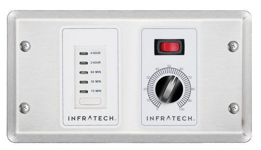 Infratech 30 4045 Solid State Control - 1 Zone Analog Control with Digital Timer - 4.5 x 6.75 x 2.5 in. - Gray Steel Color