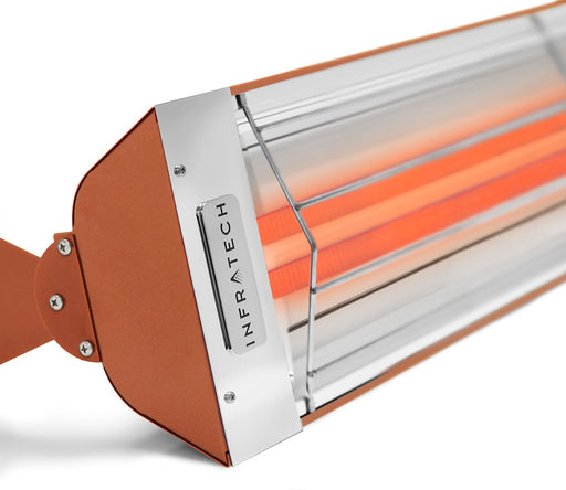 Infratech WD Series Dual Element WD3027CP 3000 Watts 277V 11 Amps Infrared Electric Patio Heater 33 x 8 x 3 in. Copper Color