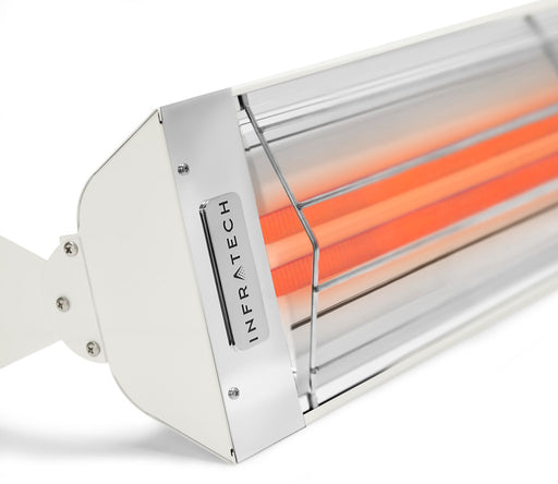 Infratech WD Series Dual Element WD3024WH 3000 Watts 240V 12.5 Amps Infrared Electric Patio Heater 33 x 8 x 3 in. White Color