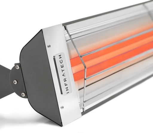 Infratech WD Series Dual Element WD3024GR 3000 Watts 240V 12.5 Amps Infrared Electric Patio Heater 33 x 8 x 3 in. Grey Color
