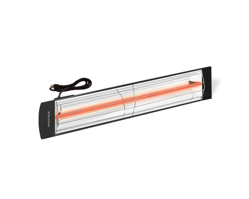 Infratech C Series Garage Heater Single Element C1512BL PLUG 1500 Watts 120V Infrared Electric Patio Heater 33 x 8.19 x 2.5 in. Black Color