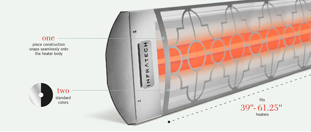Infratech CD Series Dual Element Mediterranean Motif in SS
