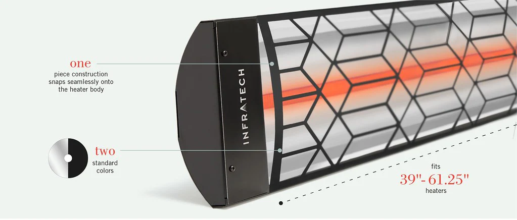 Infratech C Series Single Element Craftsman Motif Black Color