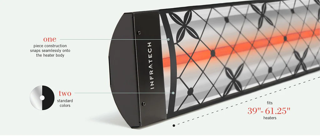 Infratech C Series Single Element Traditional Motif Black Color