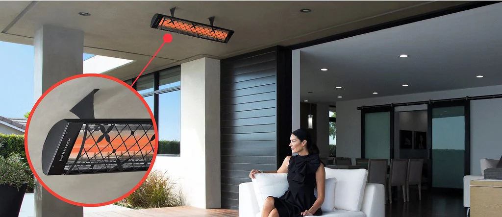 Infratech C Series Single Element Traditional Motif Black Color