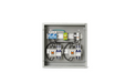 Infratech CP-12000-2X Dual Enhanced Timer Package with Breaker in Gray Color