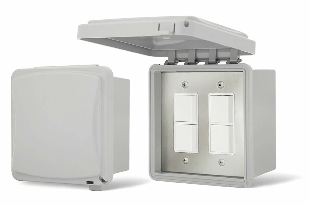 Room Stack Switch Infratech 14 4325 Duplex Stack Switch Dual Surface Mount with ...