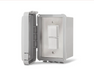 Infratech Duplex Stack Switch Single Surface Mount with Weatherproof Cover Stainless Steel