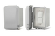 Infratech Duplex Stack Switch Single Surface Mount with Weatherproof Cover Stainless Steel