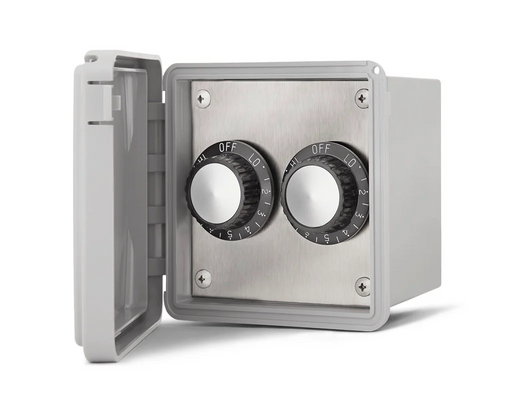 Infratech Input Regulator Dual Surface Mount with Weatherproof Cover Stainless Steel