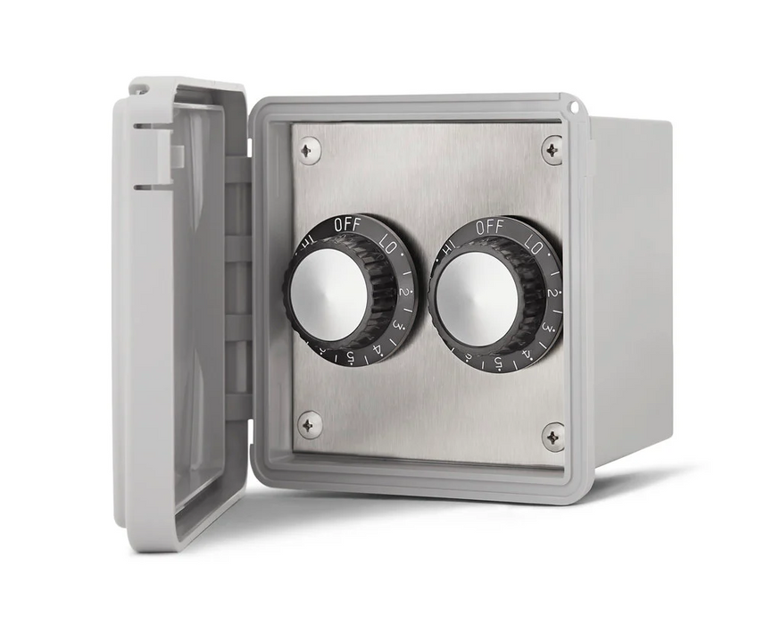 Infratech Input Regulator Dual Surface Mount with Weatherproof Cover Stainless Steel