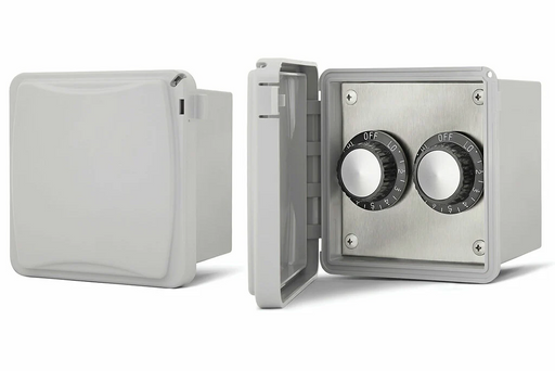 Infratech Input Regulator Dual Surface Mount with Weatherproof Cover Stainless Steel