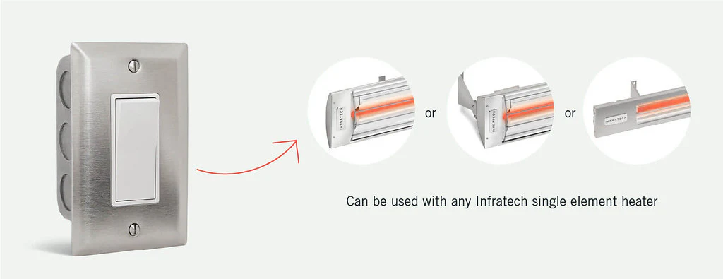 Infratech On Off Switch for Single Element Heaters