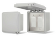 Infratech On Off Switch Dual Surface Mount with Weatherproof Cover Stainless Steel