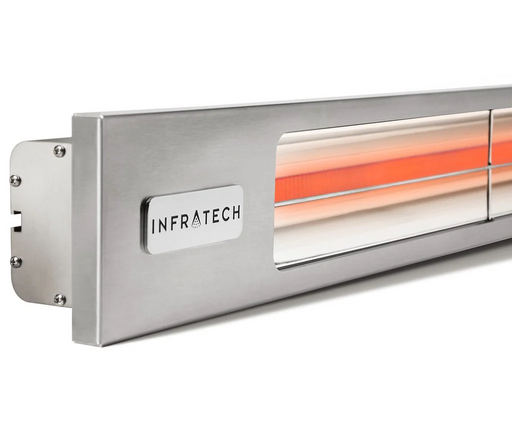 Infratech SL Series Single Element Patio Heater in Stainless Steel Color
