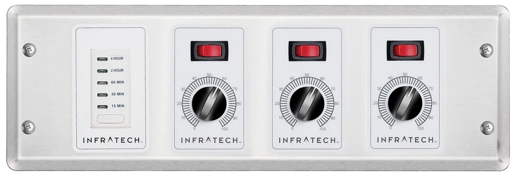 Infratech Solid State Control 3 Zone Analog with Digital Timer