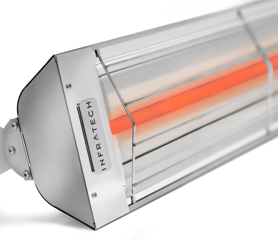 Infratech W Series Single Element Patio Heater in Stainless Steel