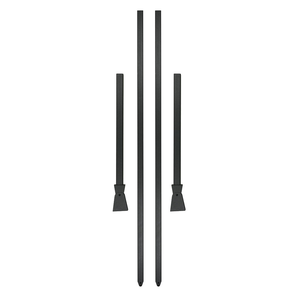 Infratech C and CD Series Drop Pole Mount Assemblies - Black