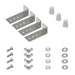 Infratech Heater Part - Tab set for Flush Mount Frame (4 Piece with Hardware)