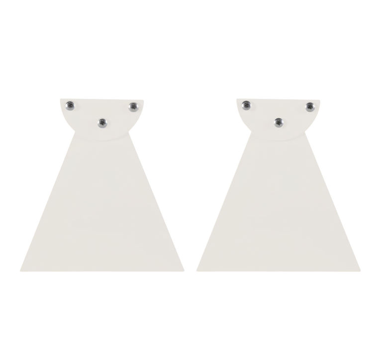 Standard 6 Inch Pair of Replacement W/WD Series Infratech Heater Brackets - 22 1151BI - Biscuit