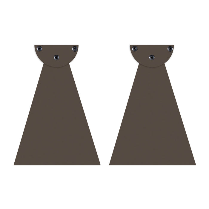 Infratech Heater Extended 8 Inch Pair of Brackets 22 1171BR - W/WD Series - Bronze