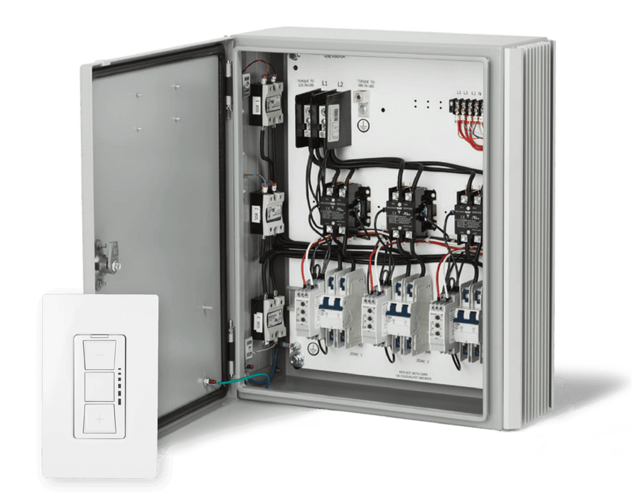 Infratech 30 4073 Universal Control Panel - 3 Relay Panel - 20 x 16 x 7 in. - Gray Steel Color