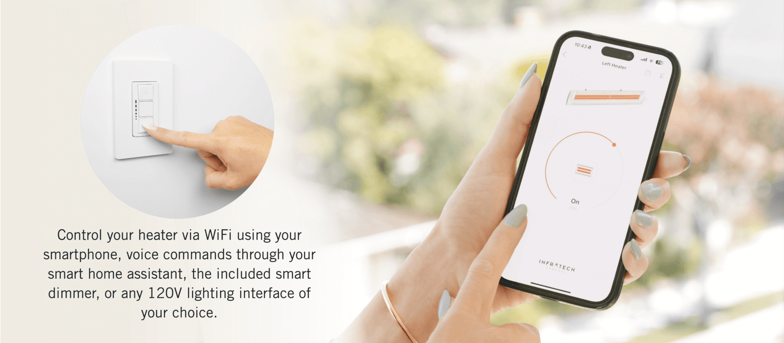 Infratech 30 4073 Universal Control Panel - 3 Relay Panel - 20 x 16 x 7 in. - Gray Steel Color