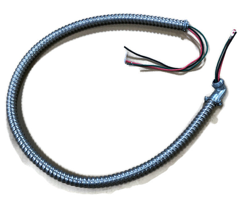 Infratech Flush Mounted Heater High Temperature Whip, Custom 3-Wire, in a 60 ft length